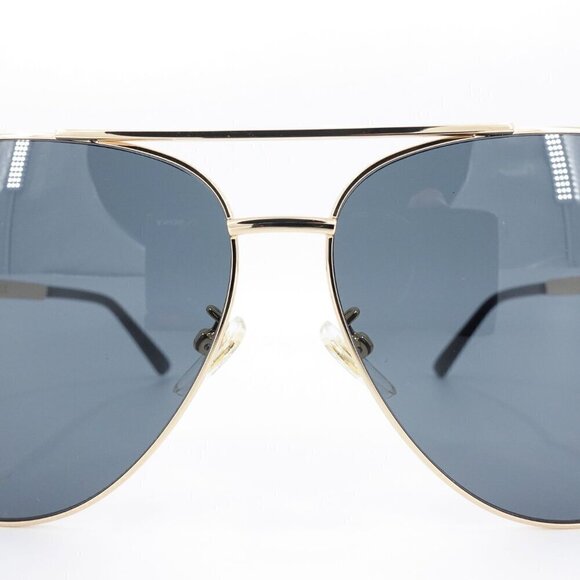 Gucci GG1233 Pilot Sunglasses Gold Gray OS - Picture 6 of 16